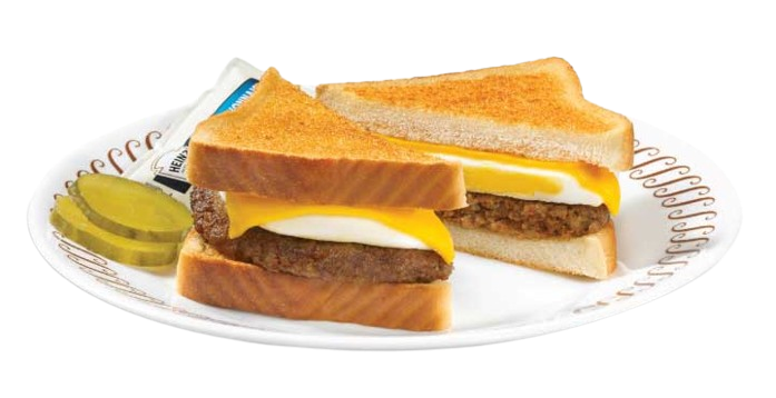 sausage egg and cheese sandwich