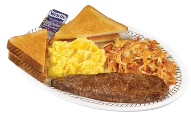 Sirloin And Egg Breakfast At Waffle House Menu