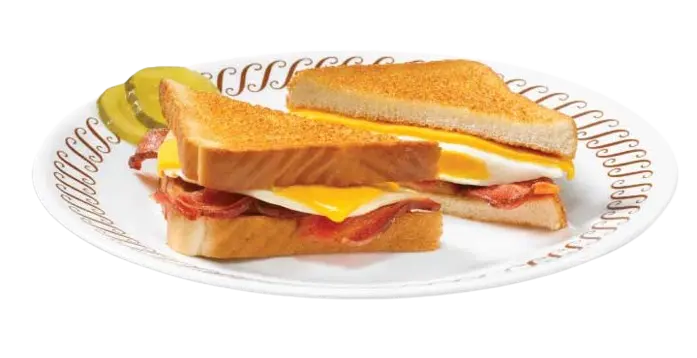 Bacon, Egg And Cheese Sandwich At Waffle House Menu