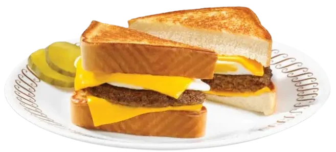 Texas Sausage, Egg And Cheese Melt At Waffle House Menu