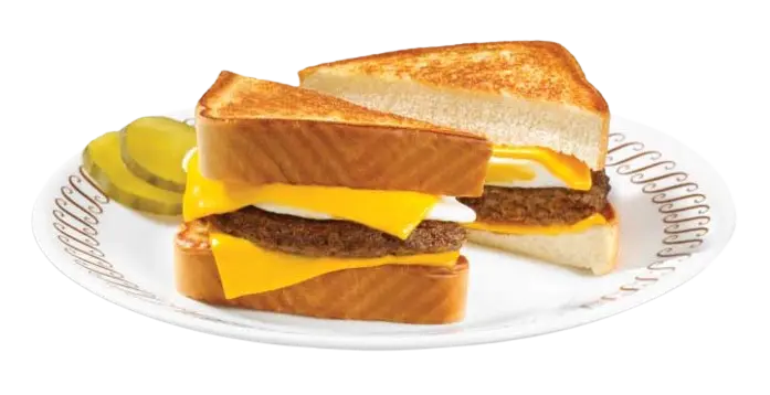 Texas, Sausage, Egg And Cheese Melt At Waffle House Menu